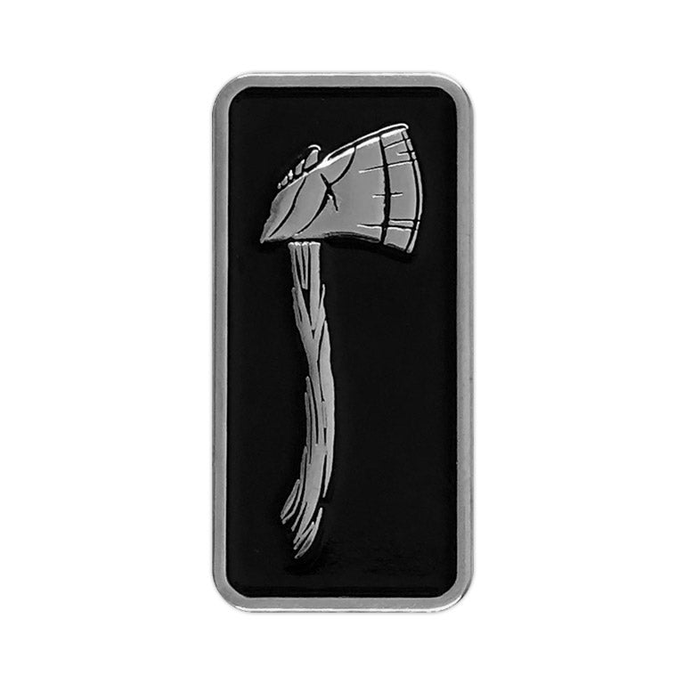 870. "Hatchet Silver" Pin by Matthew Johnson