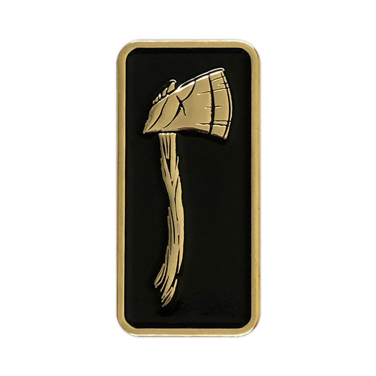 869. "Hatchet Gold" Pin by Matthew Johnson