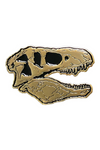 880. "Gold T-Rex Skull" Pin by Matthew Johnson