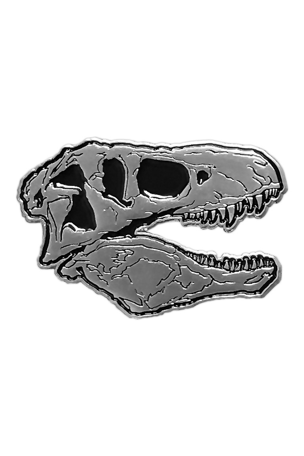 881. "Silver T-Rex Skull" Pin by Matthew Johnson