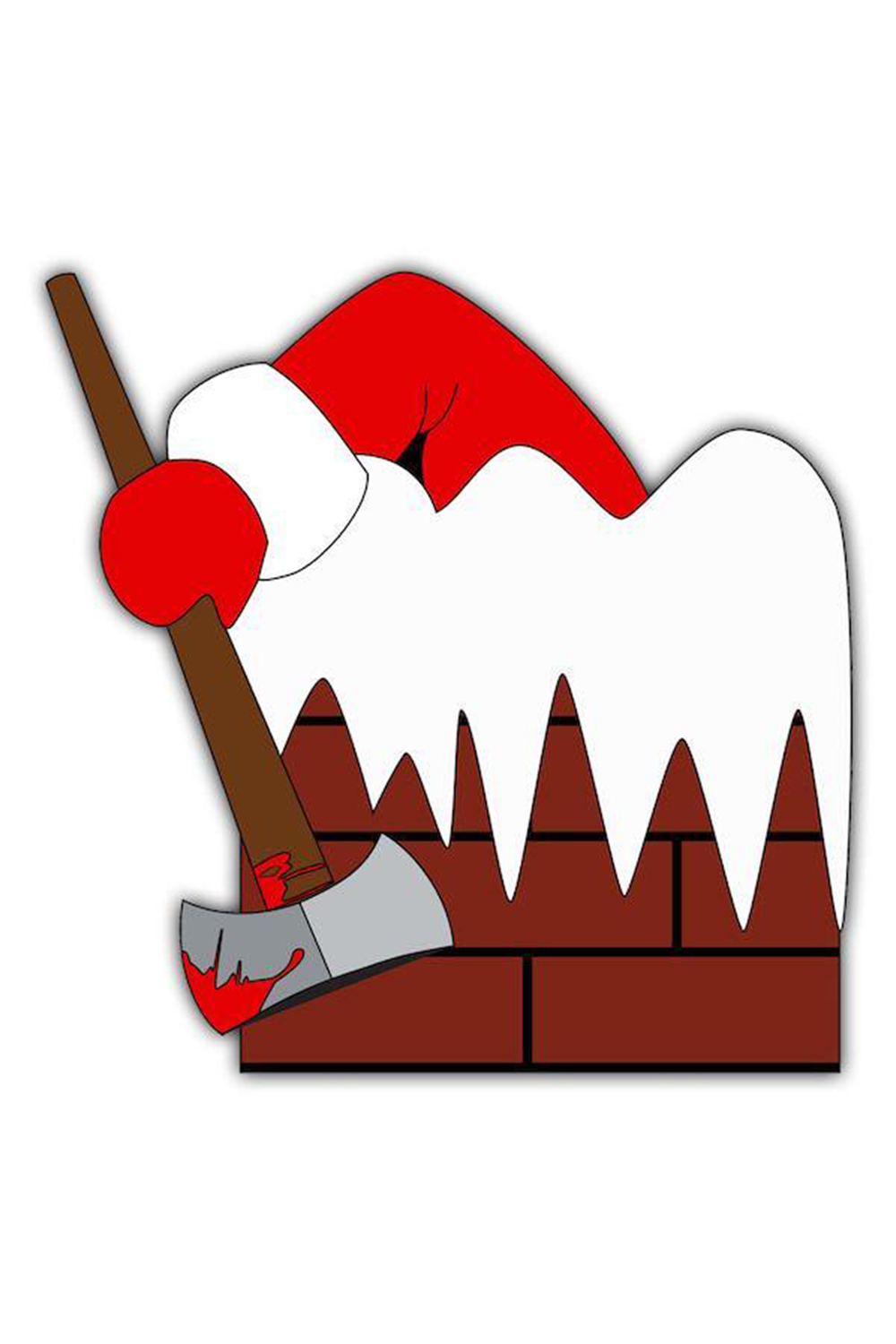 077. "Silent Day Deadly Night" Pin by Hellraiser Designs