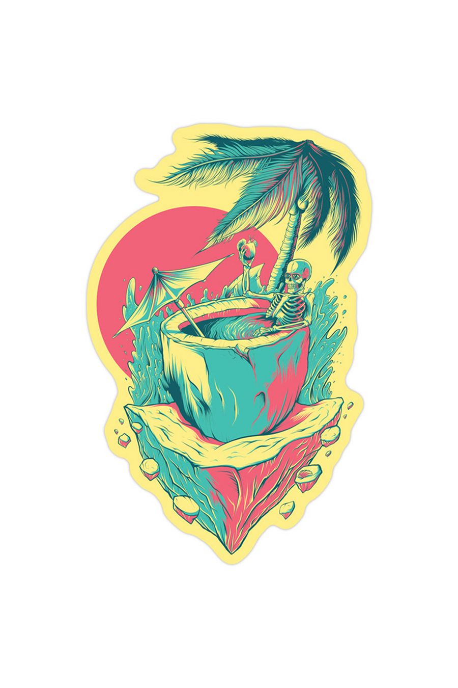 "Coco Cabana" Sticker by Matthew Johnson