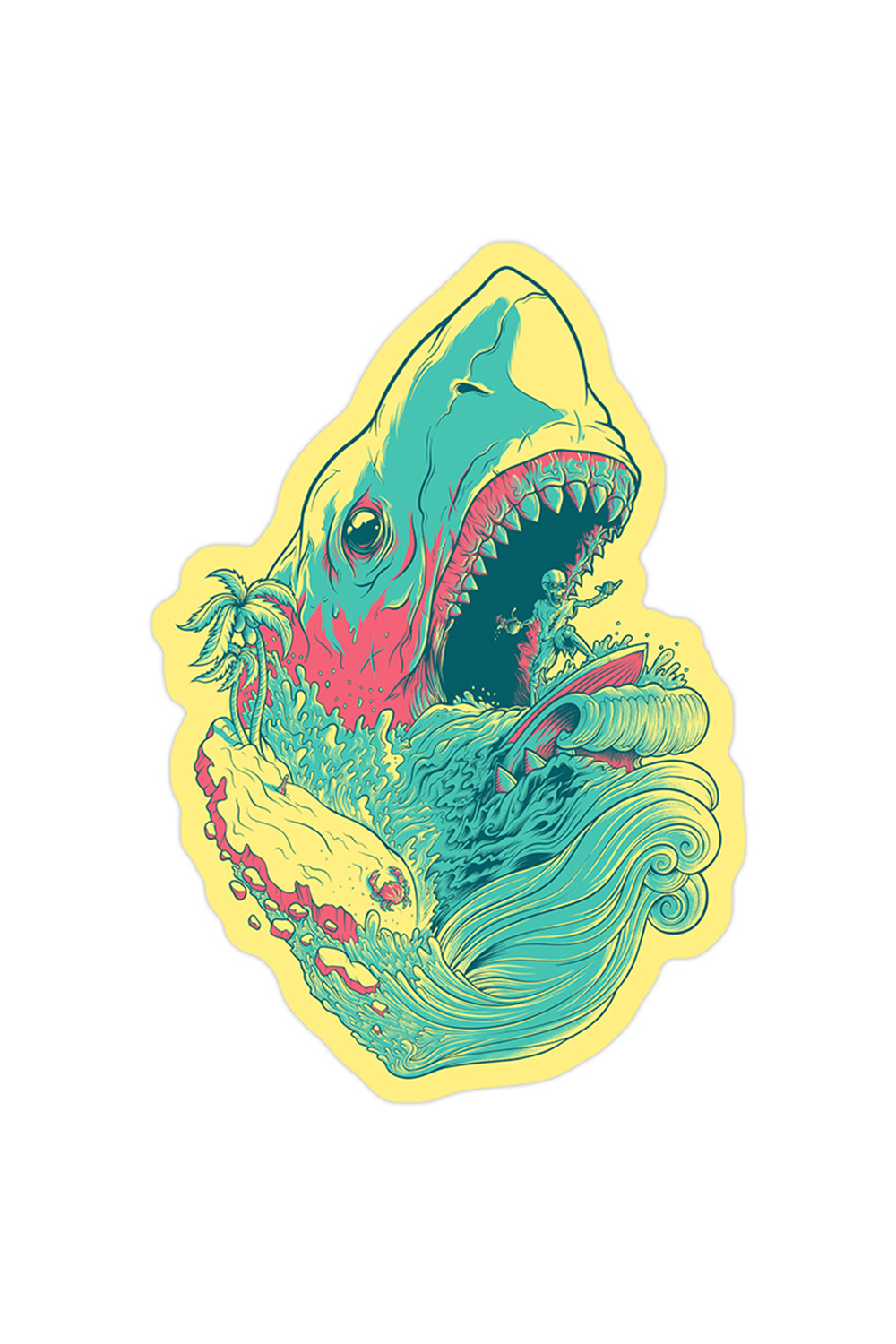 "Hang Loose" Sticker by Matthew Johnson