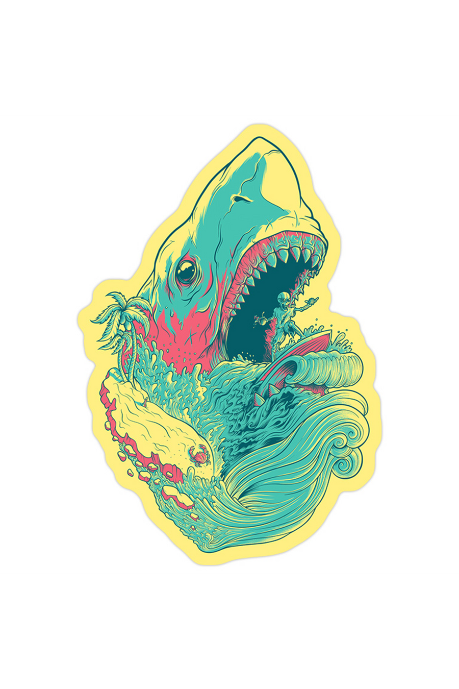 "Hang Loose" Sticker by Matthew Johnson