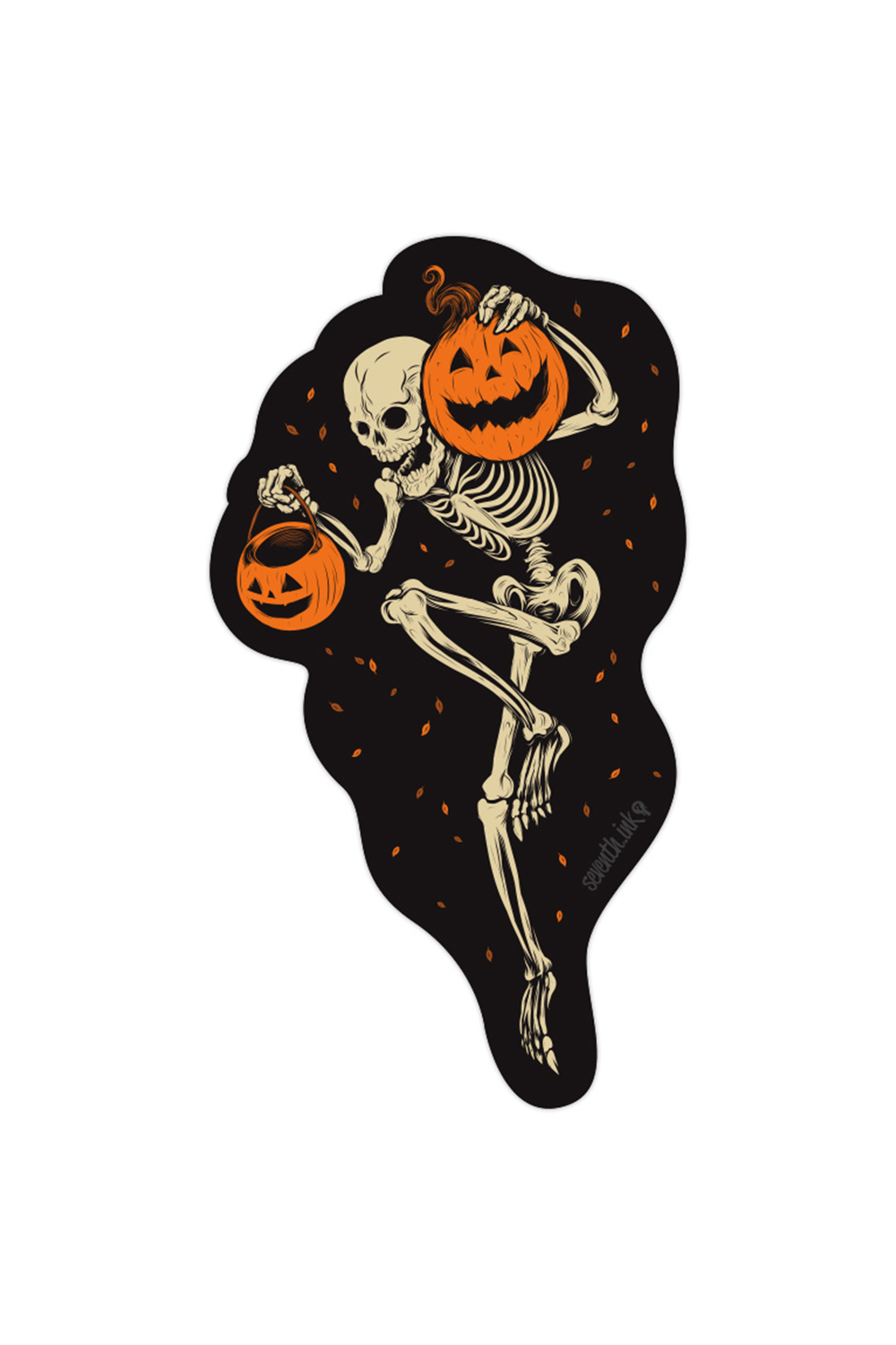 "Night of the Pumpkin" Sticker by Matthew Johnson