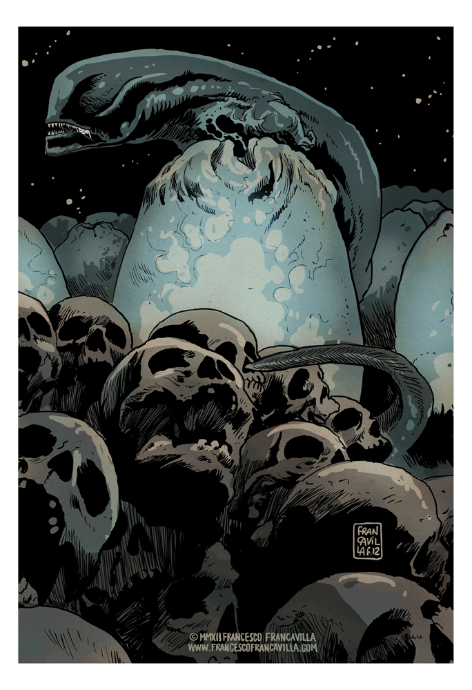 "Xeno" by Francesco Francavilla - Hero Complex Gallery
