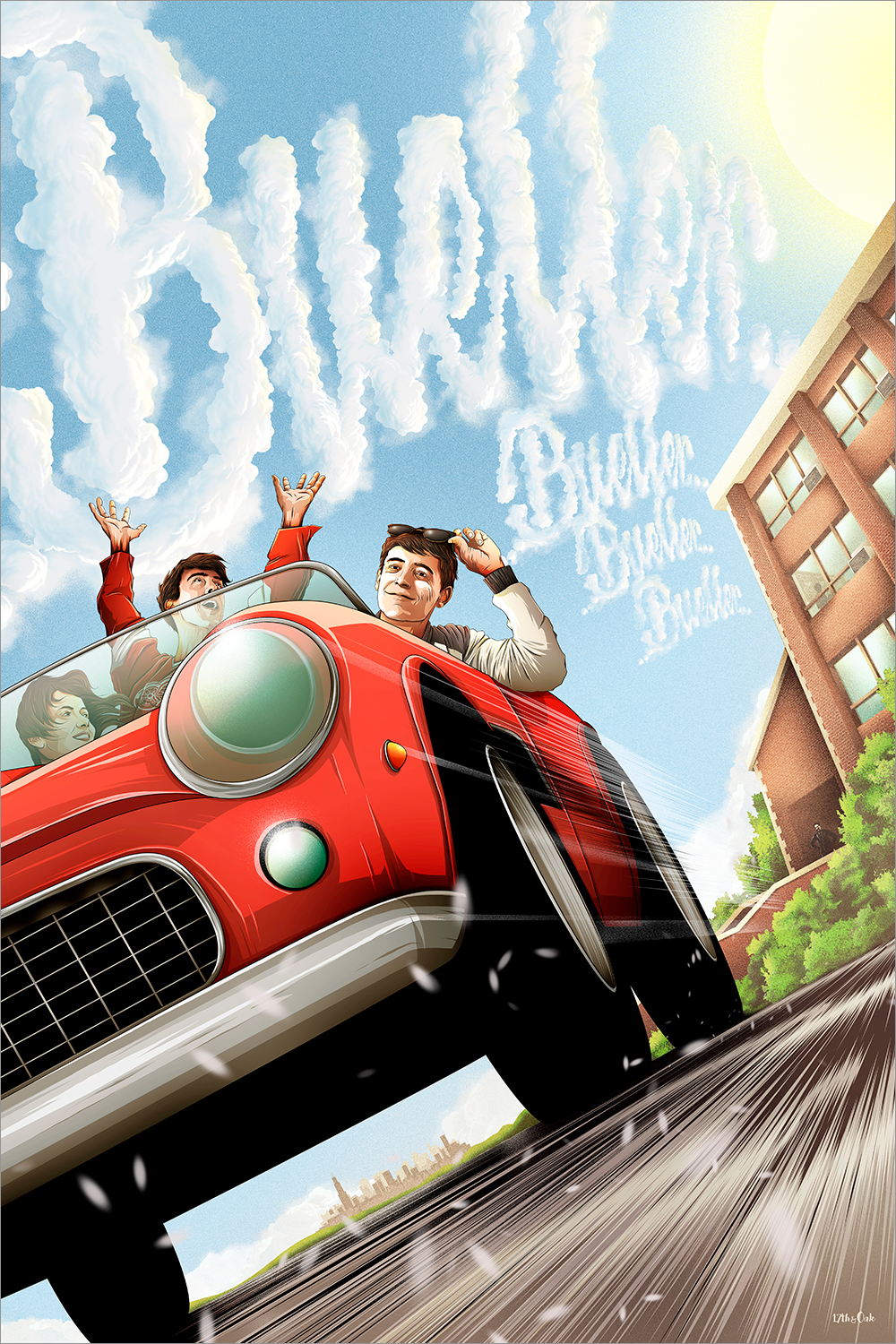 "It is his fault he didn't lock the garage" by 17th & Oak