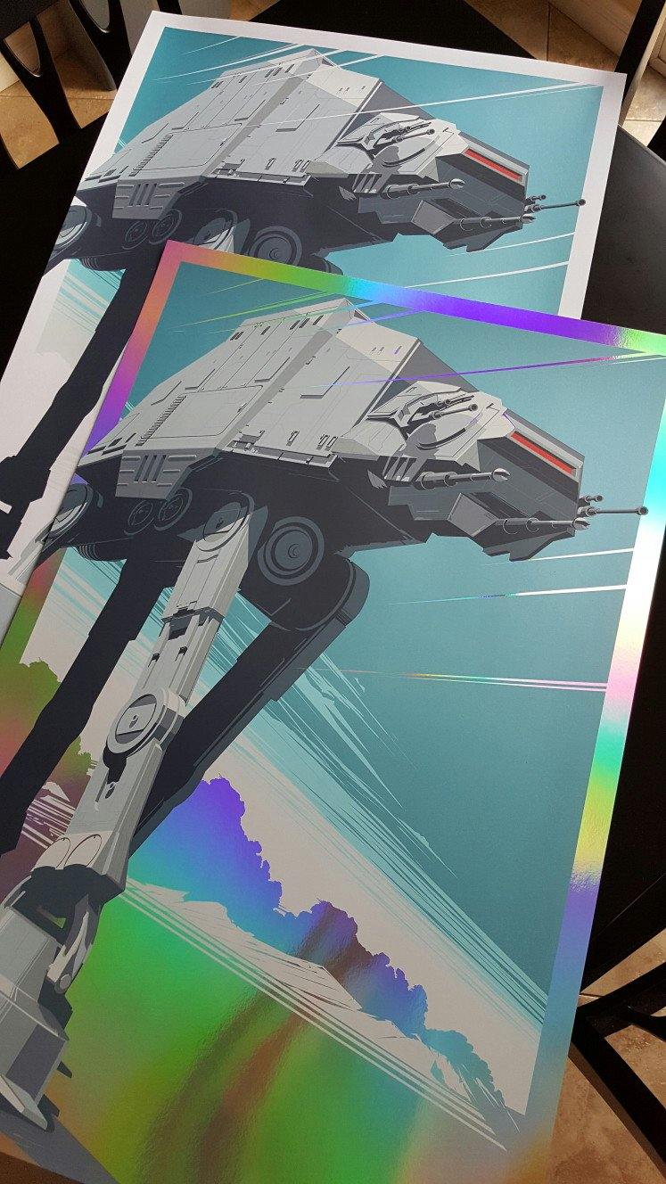 "AT-AT" Foil Variant by Craig Drake - Hero Complex Gallery
 - 3
