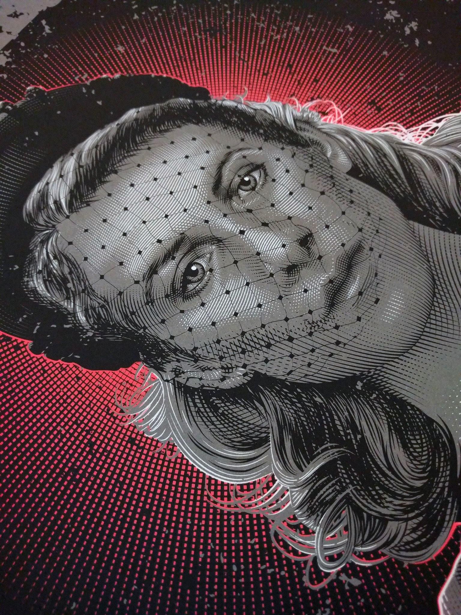 "Tarantino Tintype - Dreyfus, S" by Tracie Ching - Hero Complex Gallery
 - 2