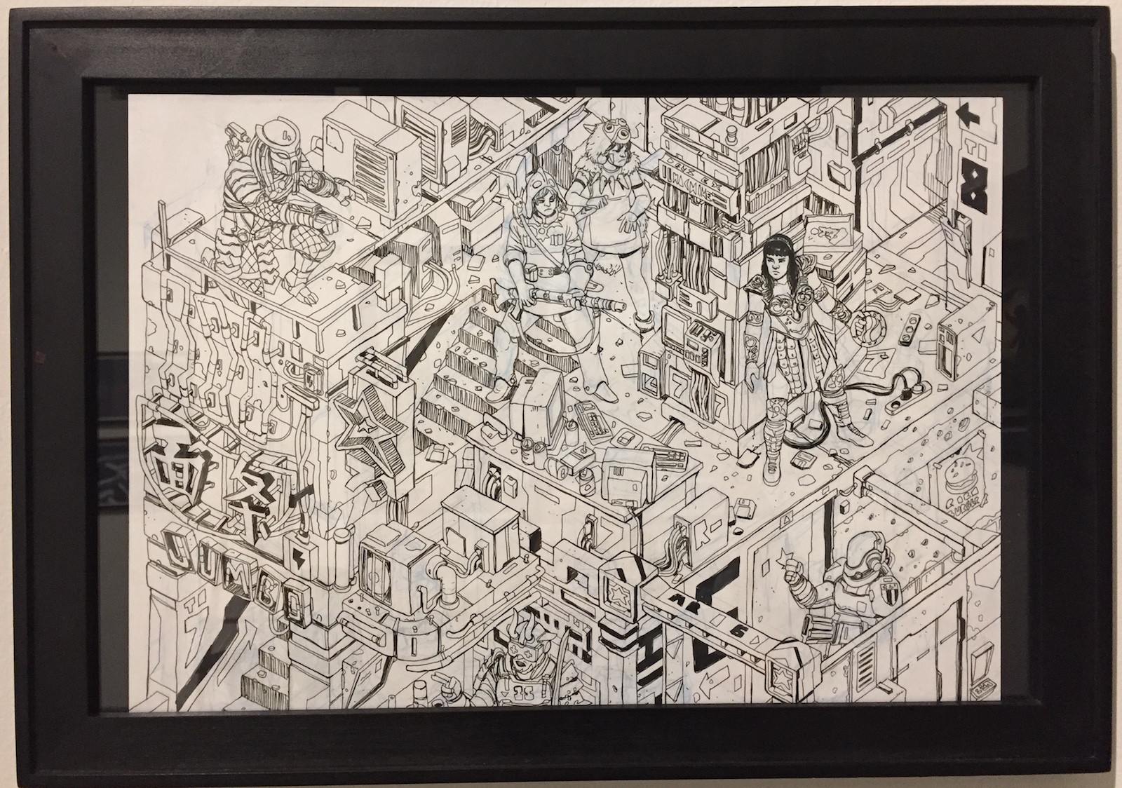 "The Raid" – Section 7 Original by Josan Gonzalez & Laurie Greasley - Hero Complex Gallery