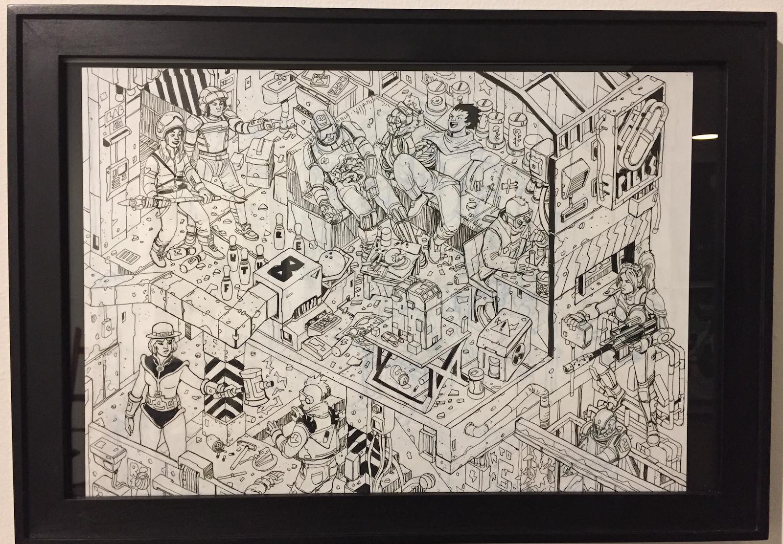 "The Raid" – Section 8 Original by Josan Gonzalez & Laurie Greasley - Hero Complex Gallery