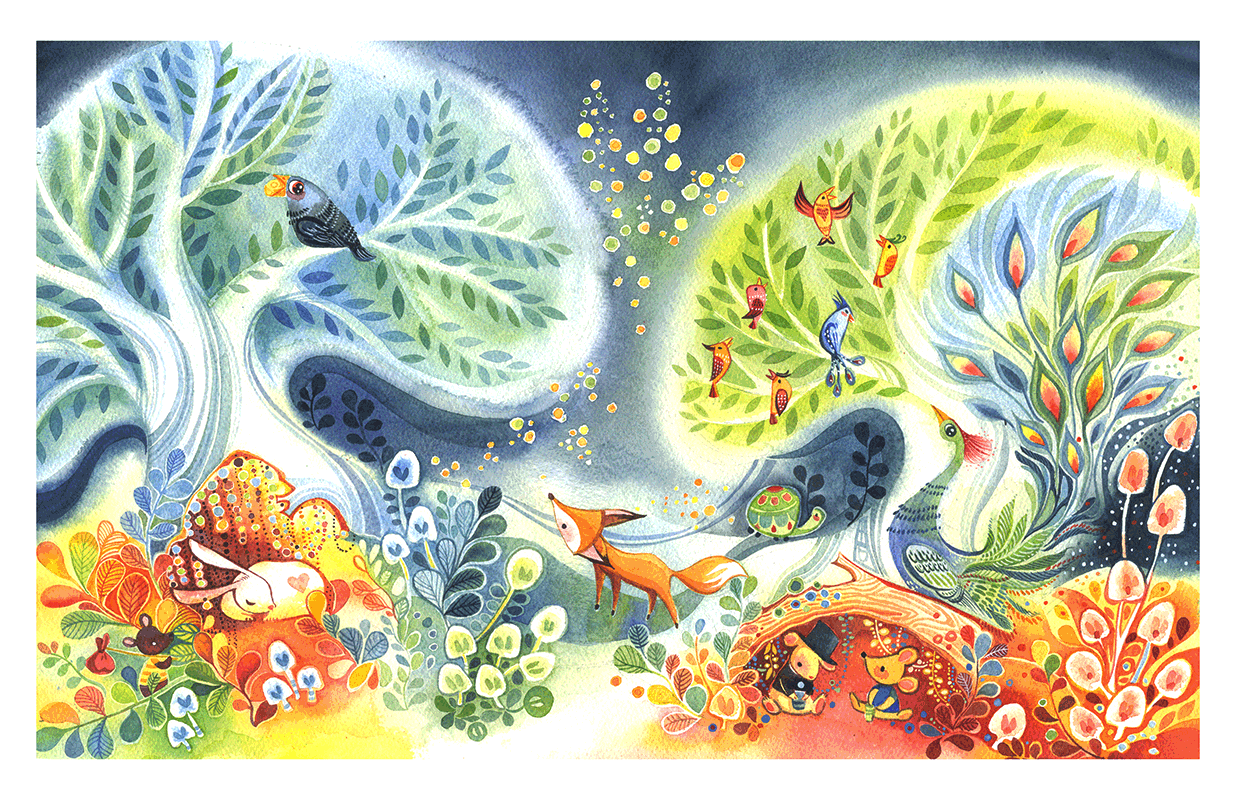 "Lost in story" by Alina Chau - Hero Complex Gallery