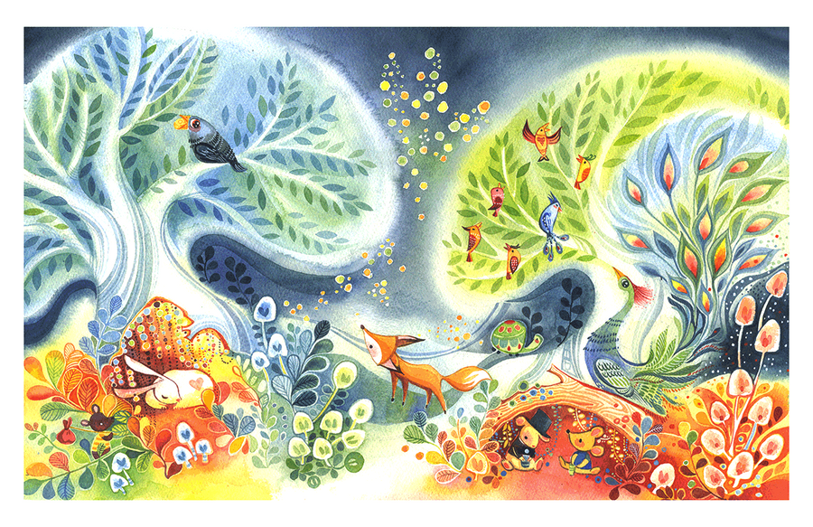 "Lost in story" by Alina Chau - Hero Complex Gallery
