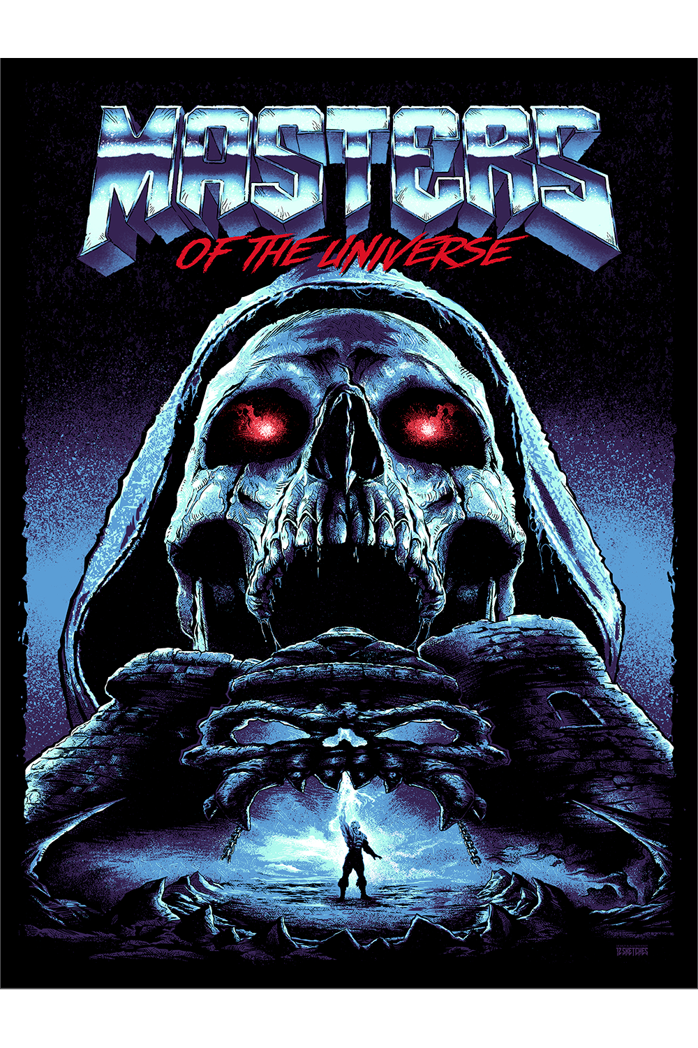 "I Have The Power!" Skeletor Blue Variant by 12sketches