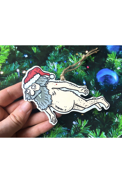 "Homeless Santa” Ornament by Brad Albright