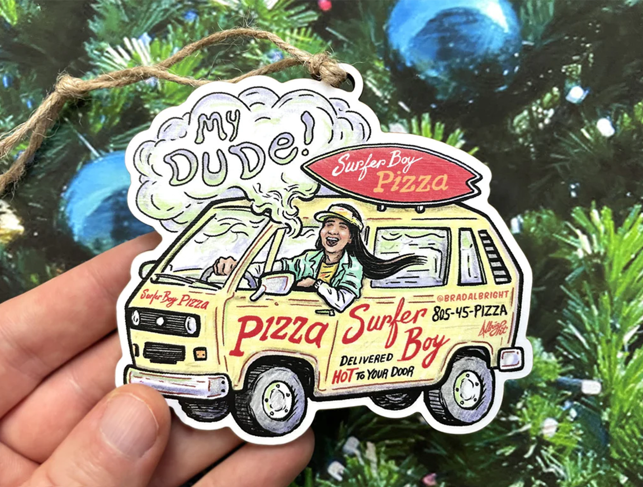 https://hcgart.com/cdn/shop/products/APPROVED_BradAlbright_Ornament_SurferBoyPizza_A.png?v=1670027855