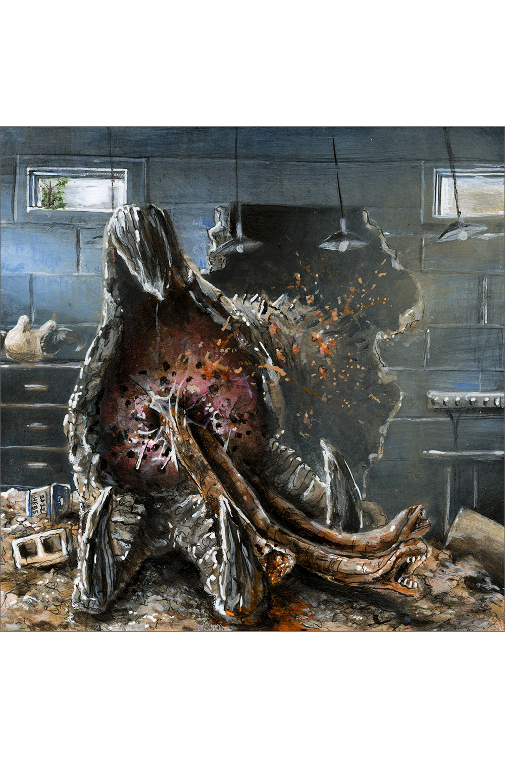 "Broke into the wrong Goddamn rec room, didn't ya you bastard!" by Brian Hebets