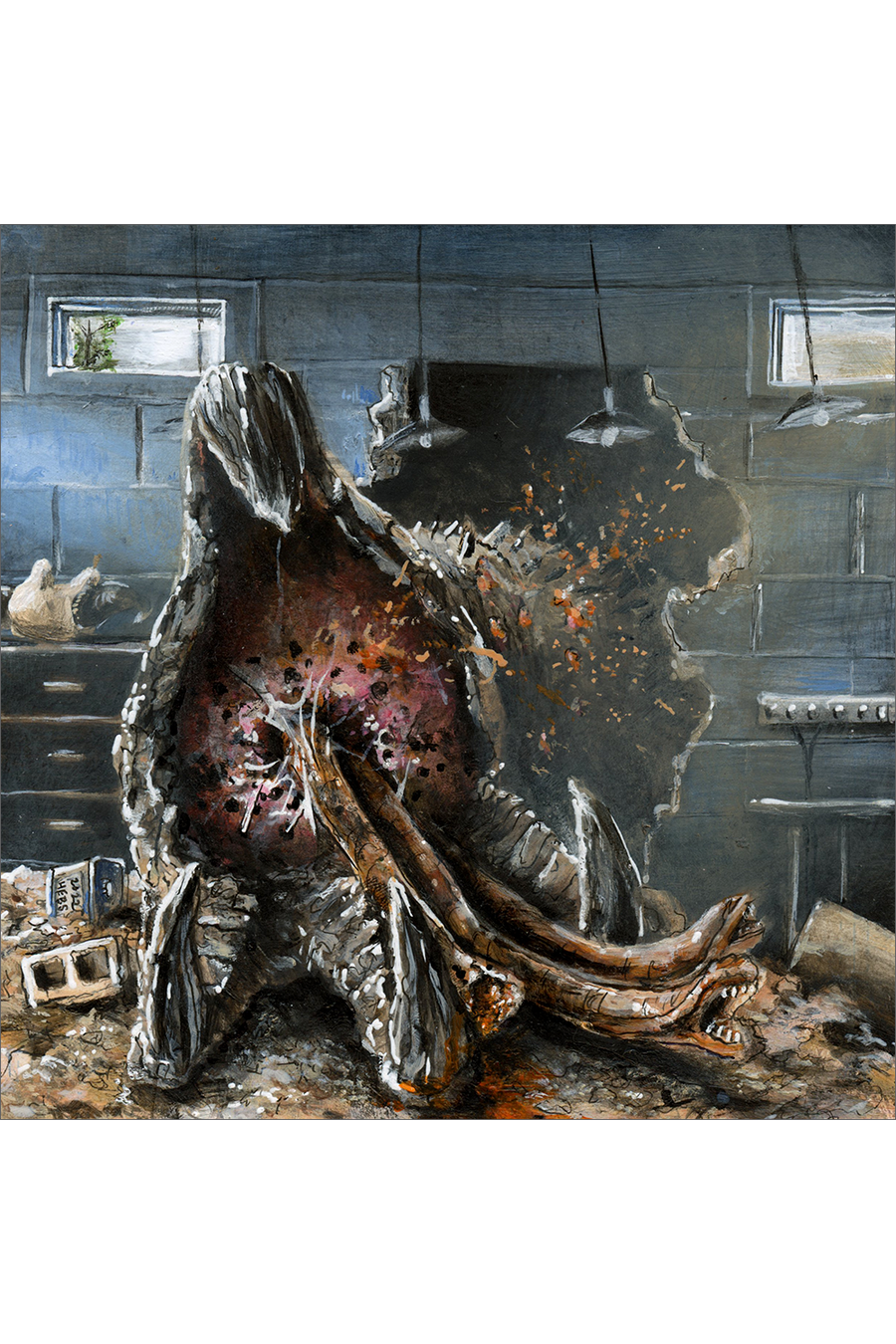 "Broke into the wrong Goddamn rec room, didn't ya you bastard!" by Brian Hebets