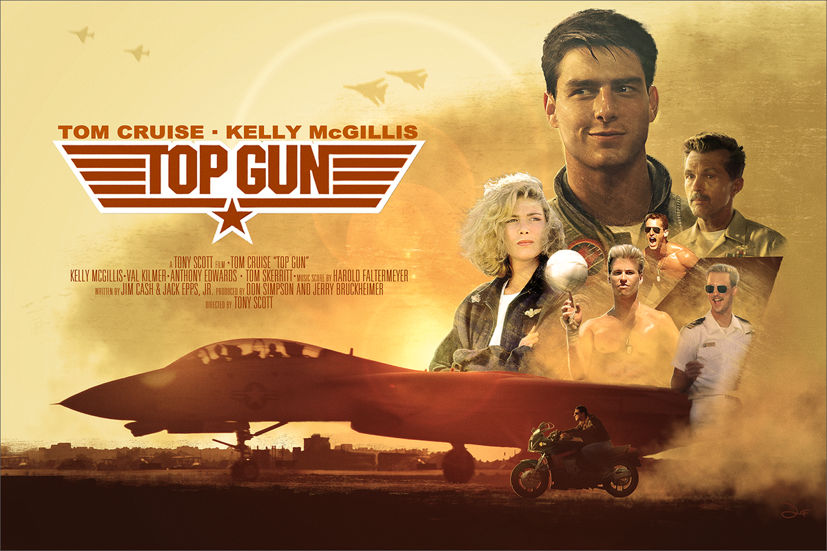 "Top Gun Class of 1986" by Dave O'Flanagan - Hero Complex Gallery