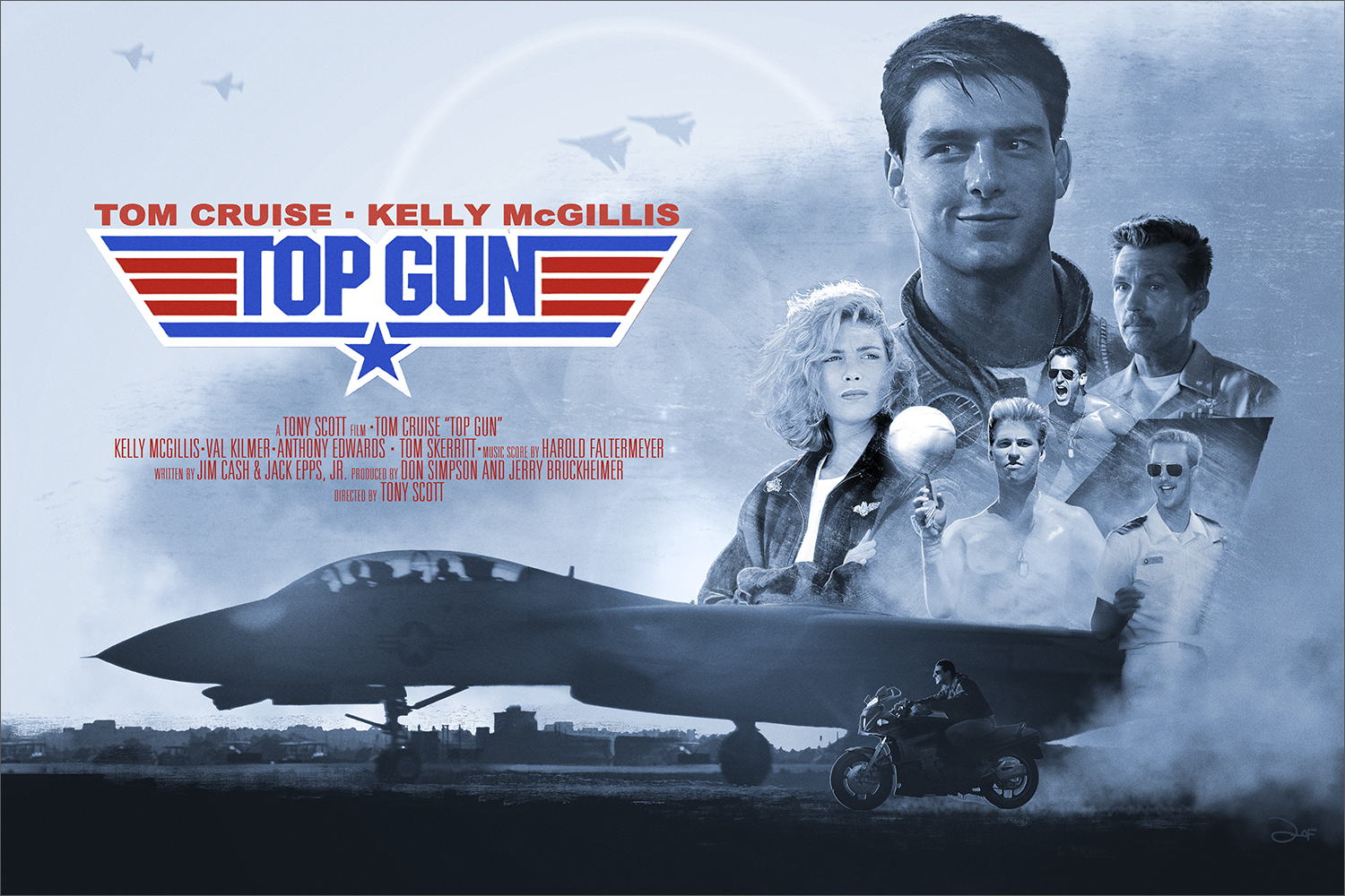 Top Gun Class of 1986 Variant by Dave O'Flanagan - Hero Complex Gallery