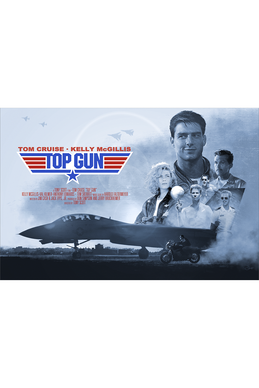 "Top Gun Class of 1986" Variant by Dave O'Flanagan