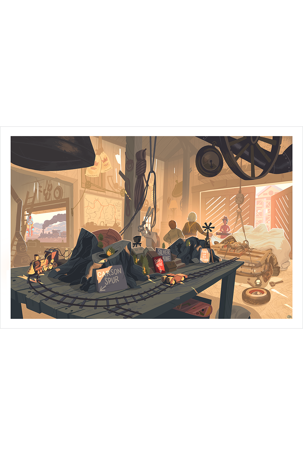 "Doc's Workshop, 1885" by Glen Brogan