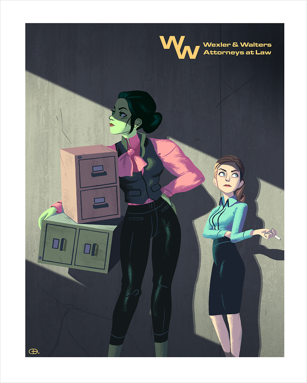 "Wexler and Walters" by Glen Brogan