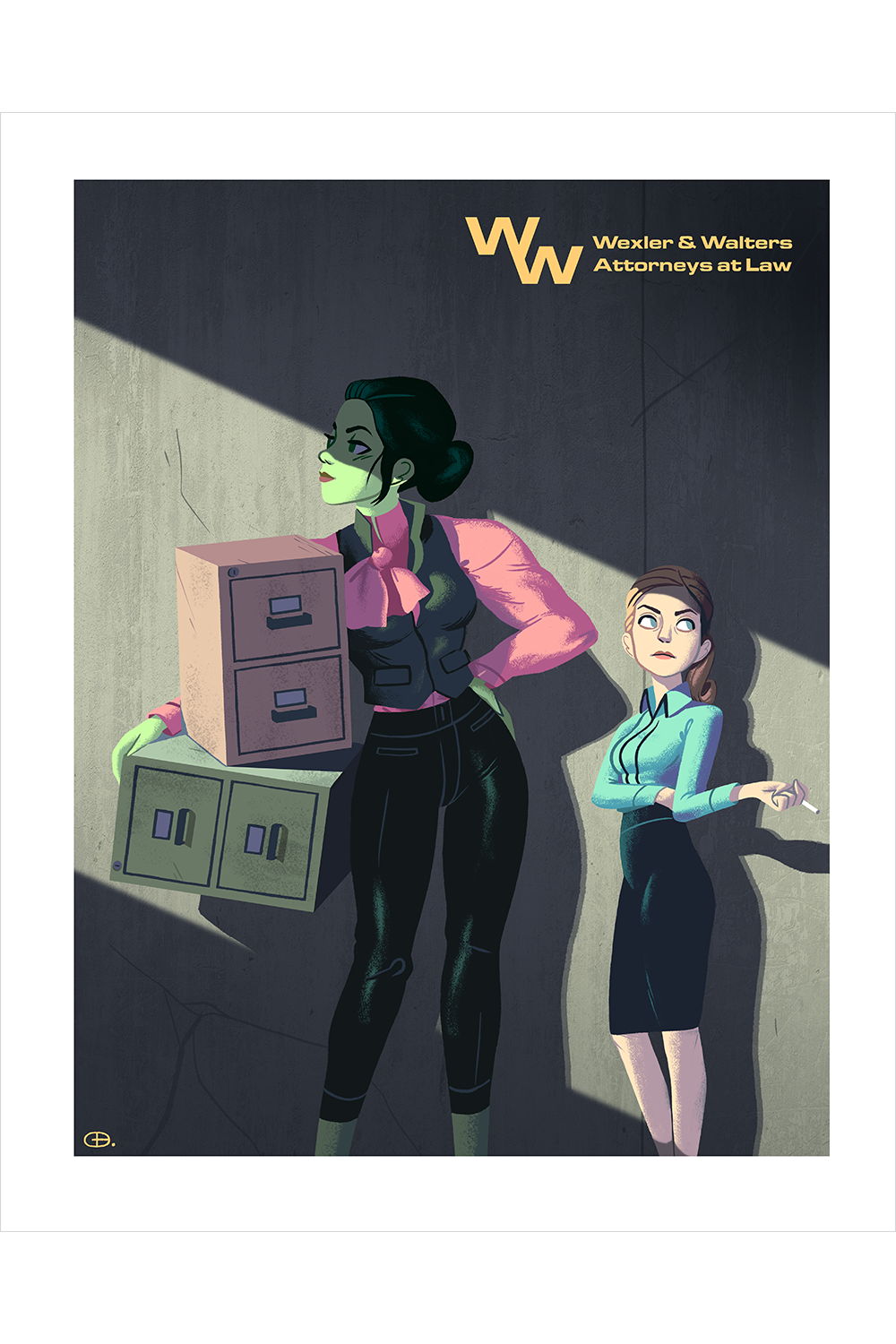 "Wexler and Walters" by Glen Brogan