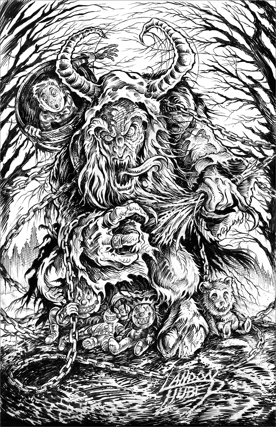 "Naughty or N'ice" by Landon Huber