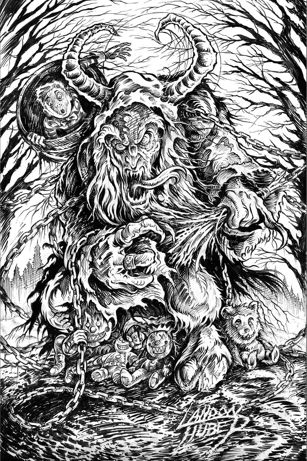 "Naughty or N'ice" by Landon Huber