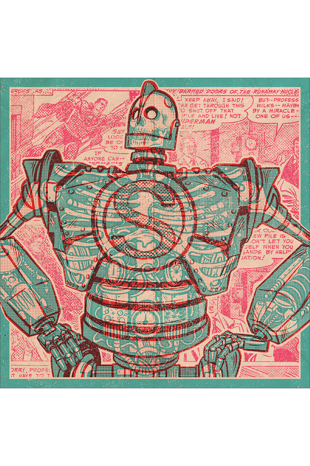 "IRON GIANT ANAGLYPH" by Scott Neilson Concepts