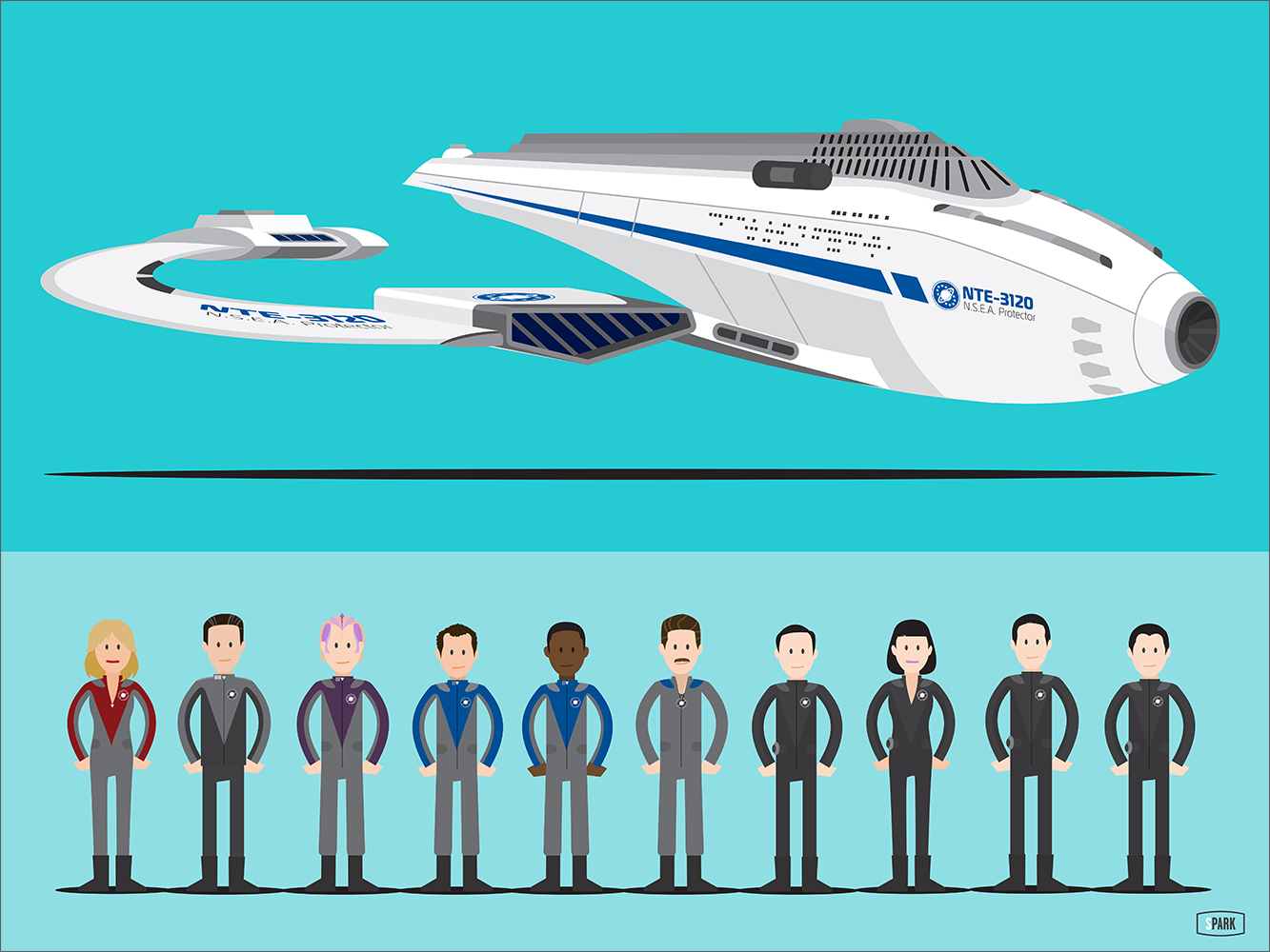 "Never give up. Never Surrender" by Scott Park