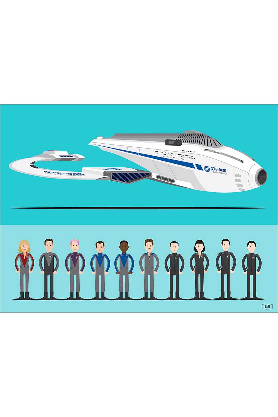 "Never give up. Never Surrender" by Scott Park