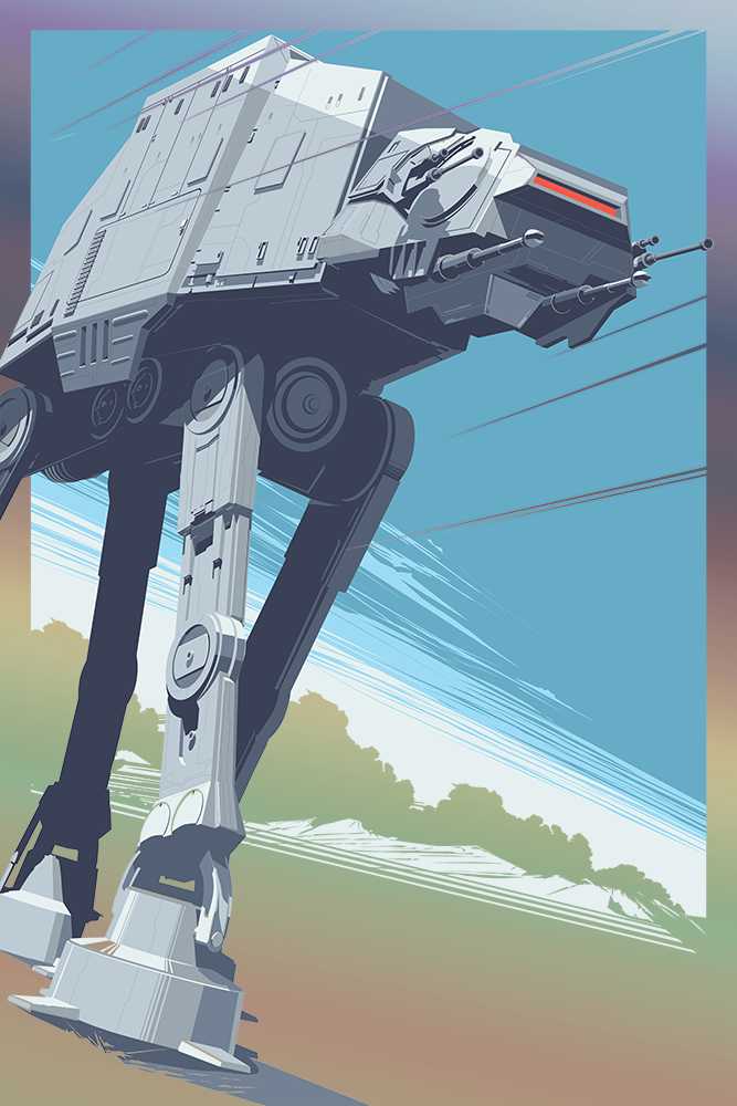 "AT-AT" Foil Variant by Craig Drake - Hero Complex Gallery
 - 1