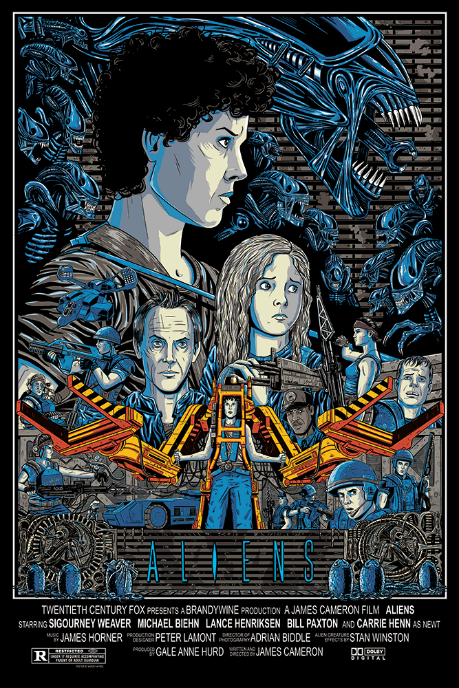 "Aliens" Large by Aaron Haynes - Hero Complex Gallery