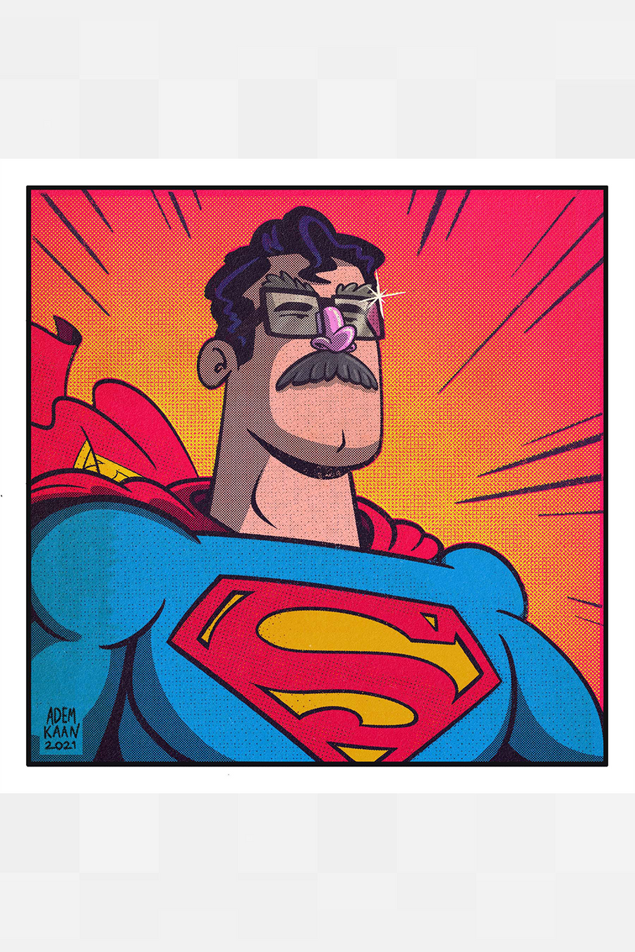 "Superstache" by Adem Kaan