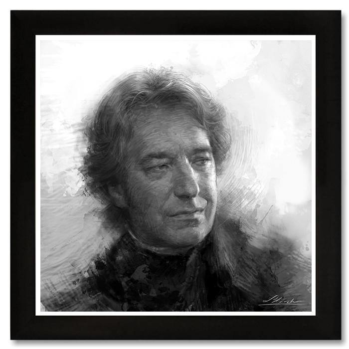 "Alan Rickman" by Adria Llarch - Hero Complex Gallery