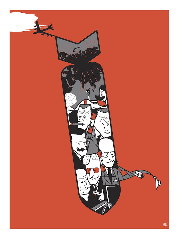 "Love the Bomb" by Ale Giorgini - Hero Complex Gallery
