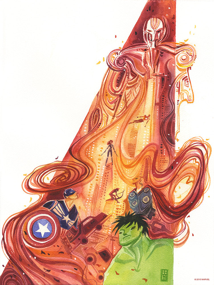 “The Avengers" by Alina Chau - Hero Complex Gallery
