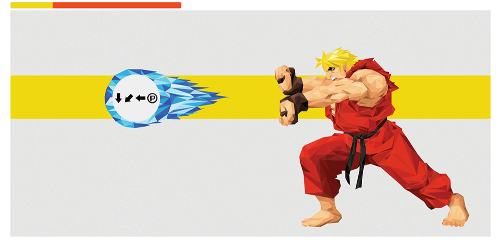 "Hadouken! - Ken" by Andy Duke - Hero Complex Gallery