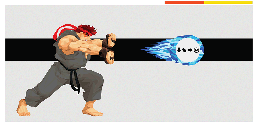 "Hadouken! - Ryu" Dark Variant by Andy Duke - Hero Complex Gallery