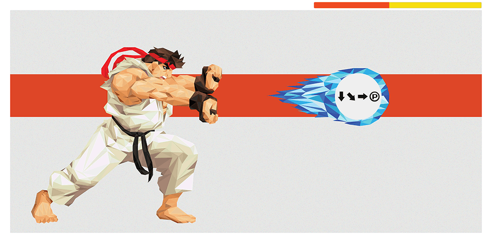 "Hadouken! - Ryu" by Andy Duke - Hero Complex Gallery