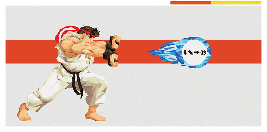 "Hadouken! - Ryu" by Andy Duke - Hero Complex Gallery
