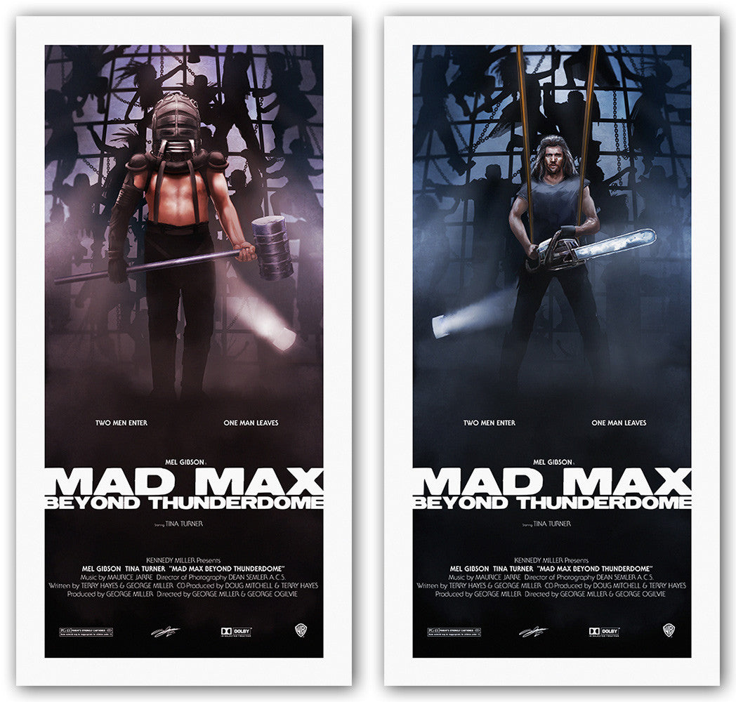 "Beyond Thunderdome" - Max and Blaster Set by Andy Fairhurst - Hero Complex Gallery