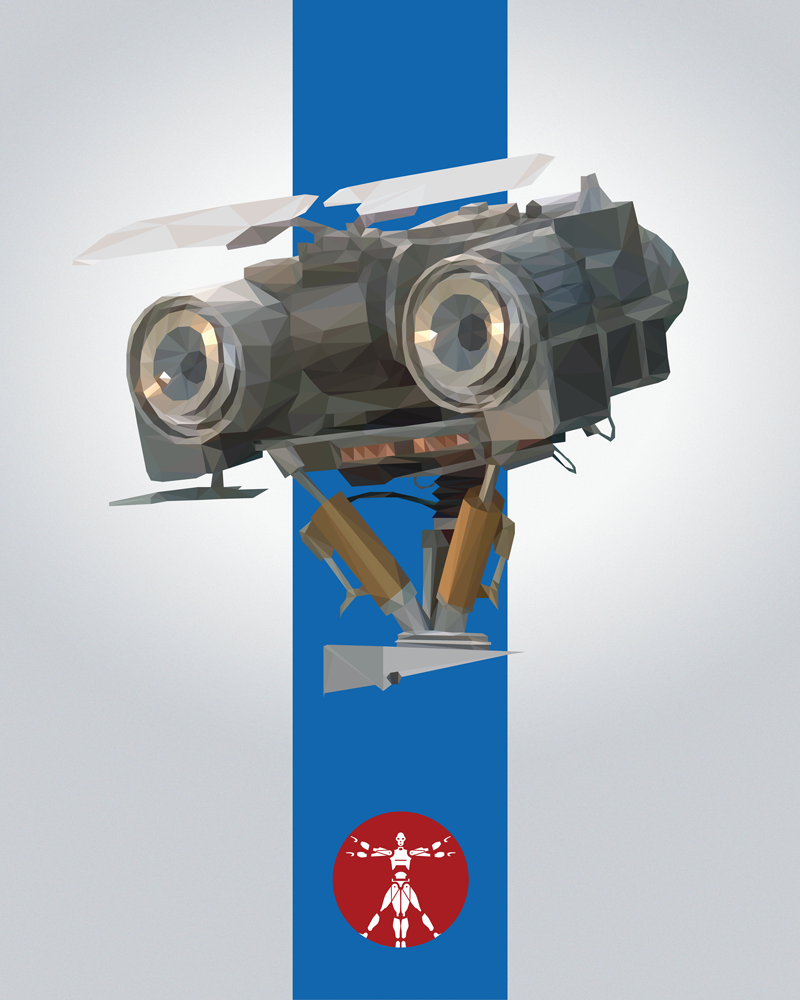 "Meet Your Maker - Johnny5" by Andy Duke - Hero Complex Gallery
