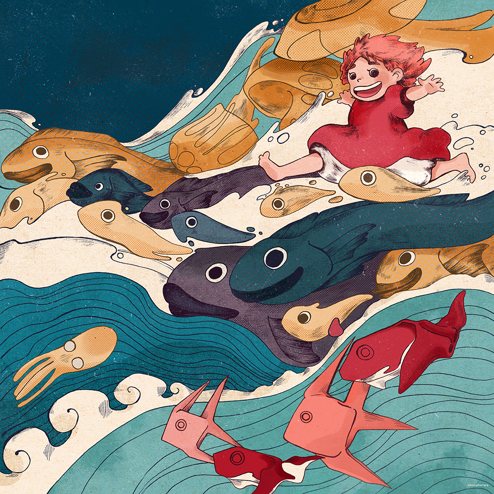 "Ponyo" by Anna Ferrara