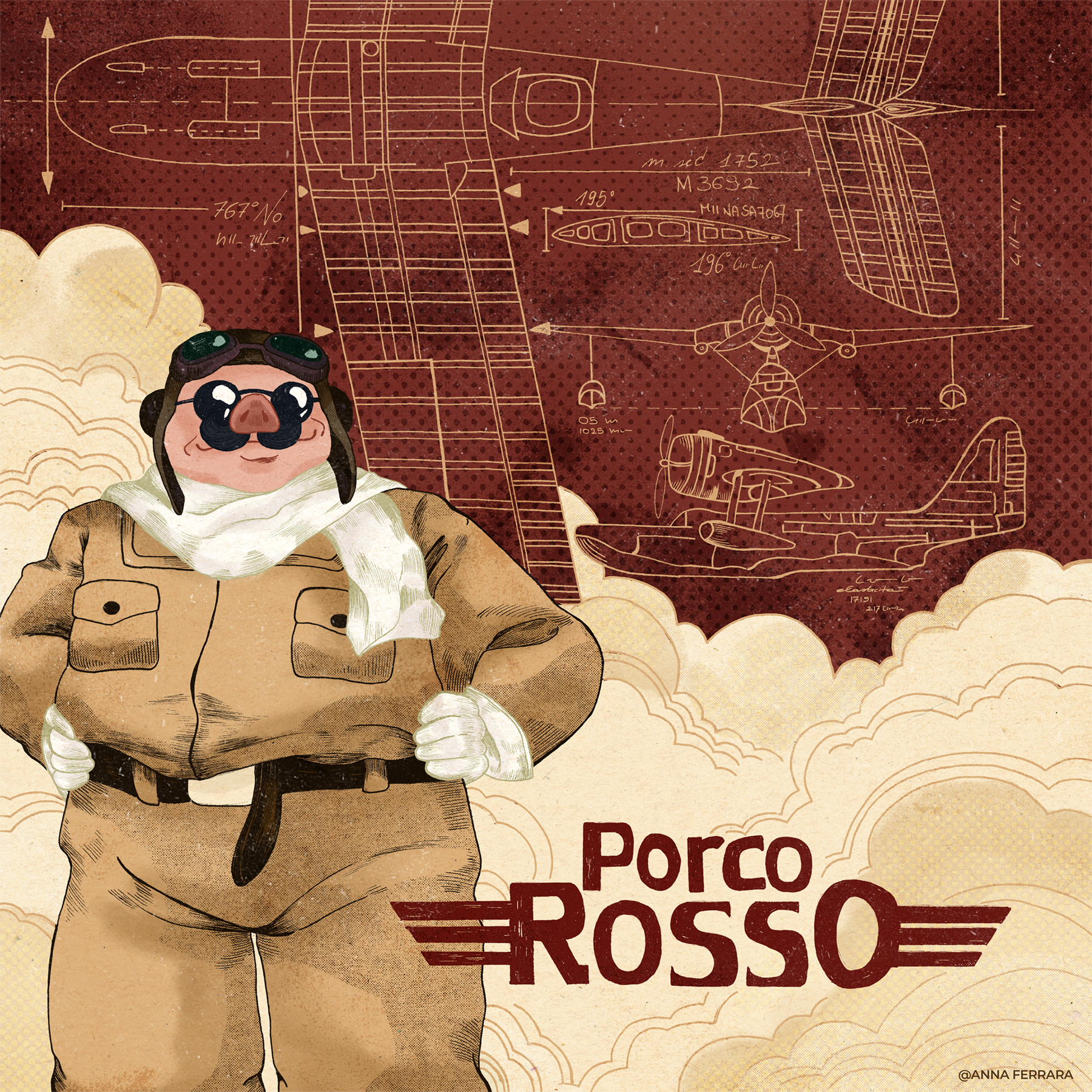 "A Pig's Gotta Fly" by Anna Ferrara