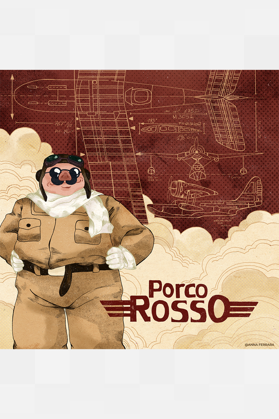 "A Pig's Gotta Fly" by Anna Ferrara