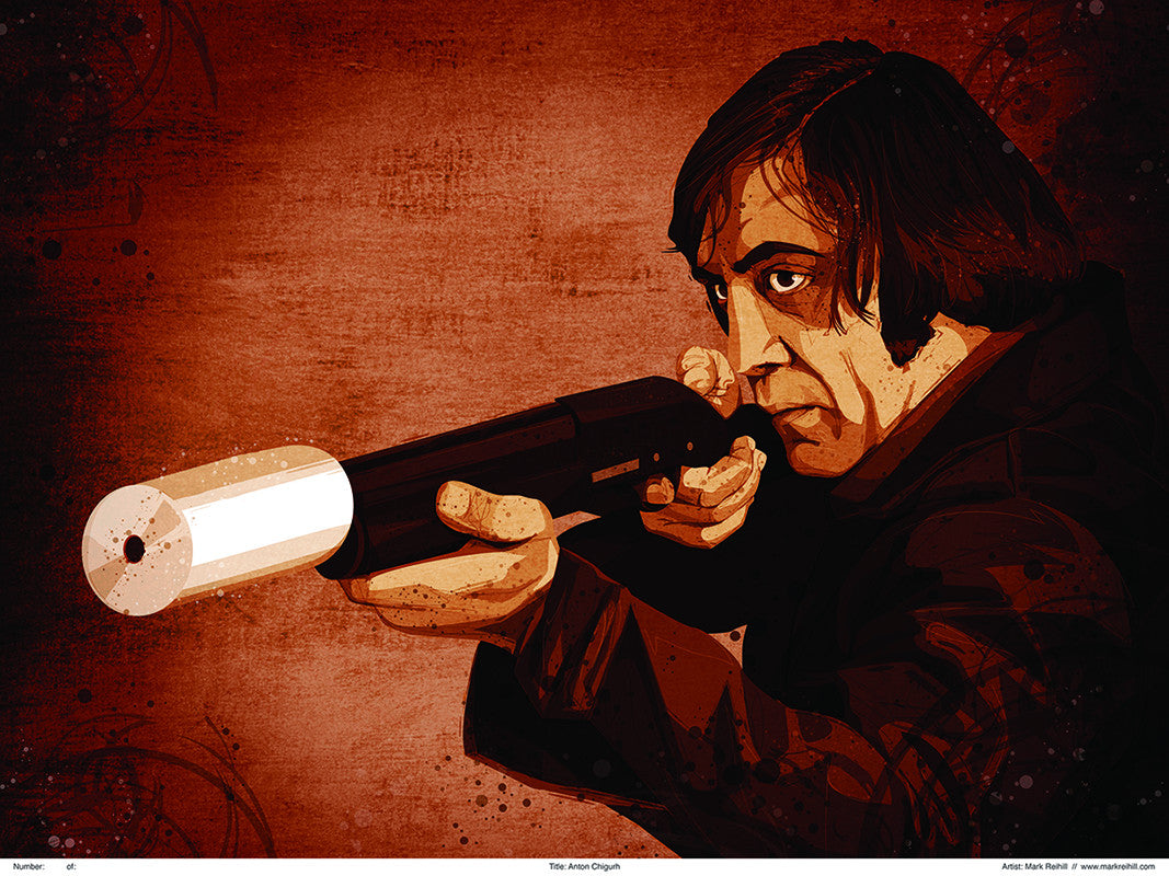 Hunters: "Anton Chigurh" by Mark Reihill - Hero Complex Gallery