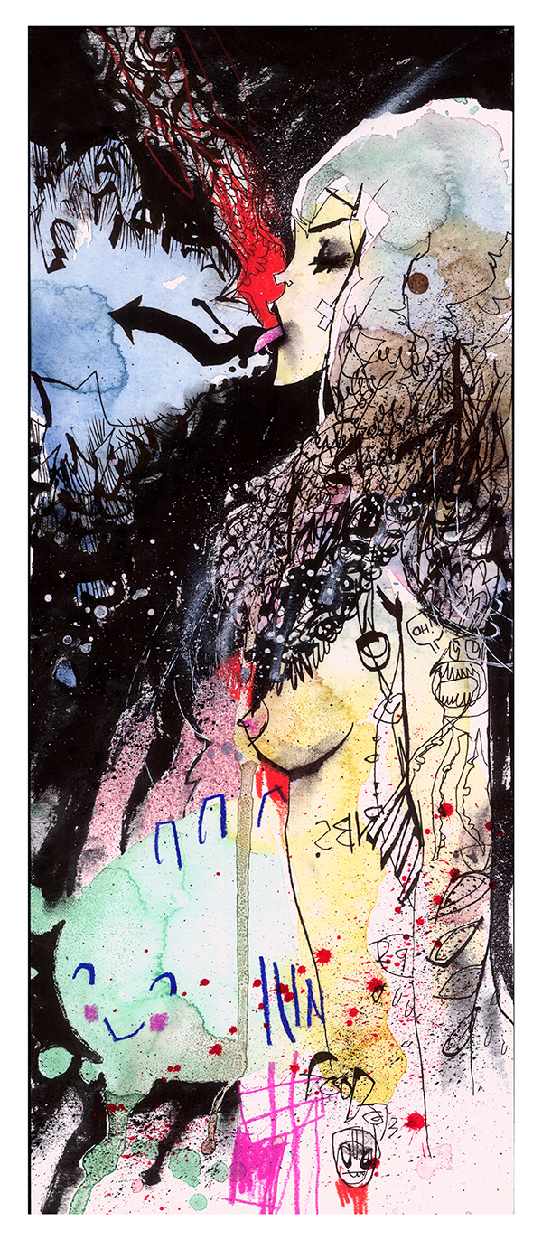 "Arrow Tongue" by Jim Mahfood - Hero Complex Gallery
 - 1